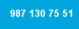 987 130 75 51